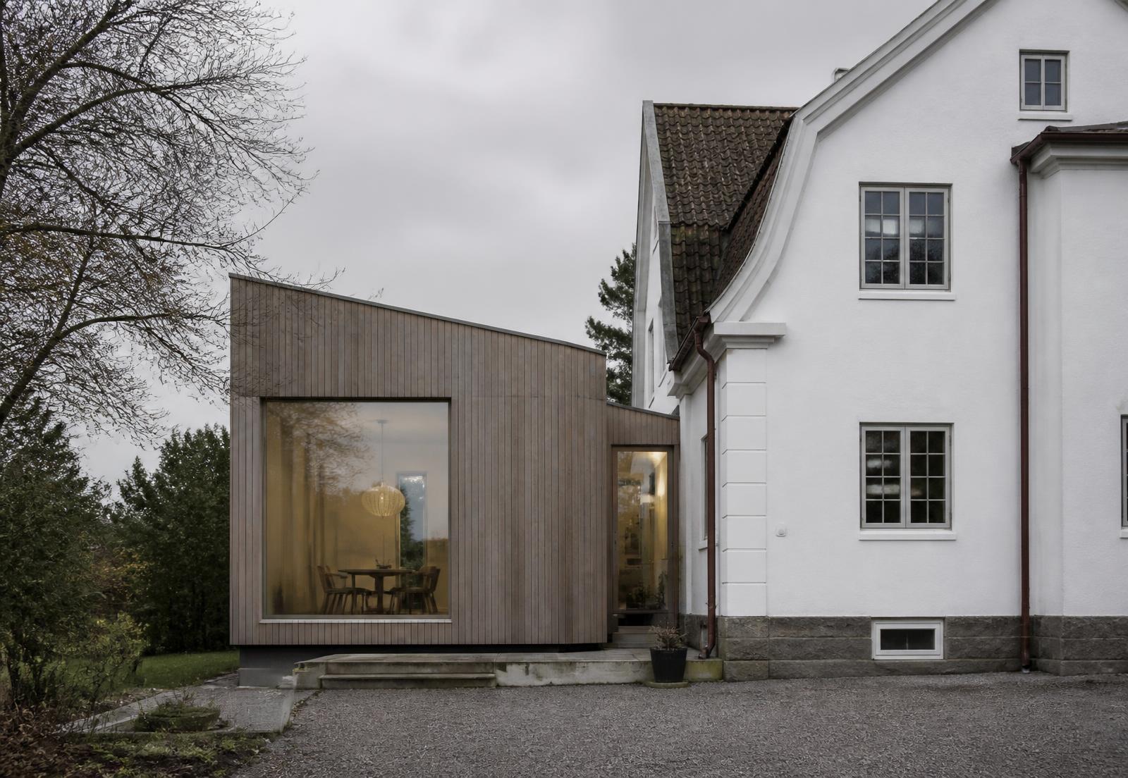 Tillbyggnad av villa – tillbyggnad i Träslövsläge, exempelprojekt